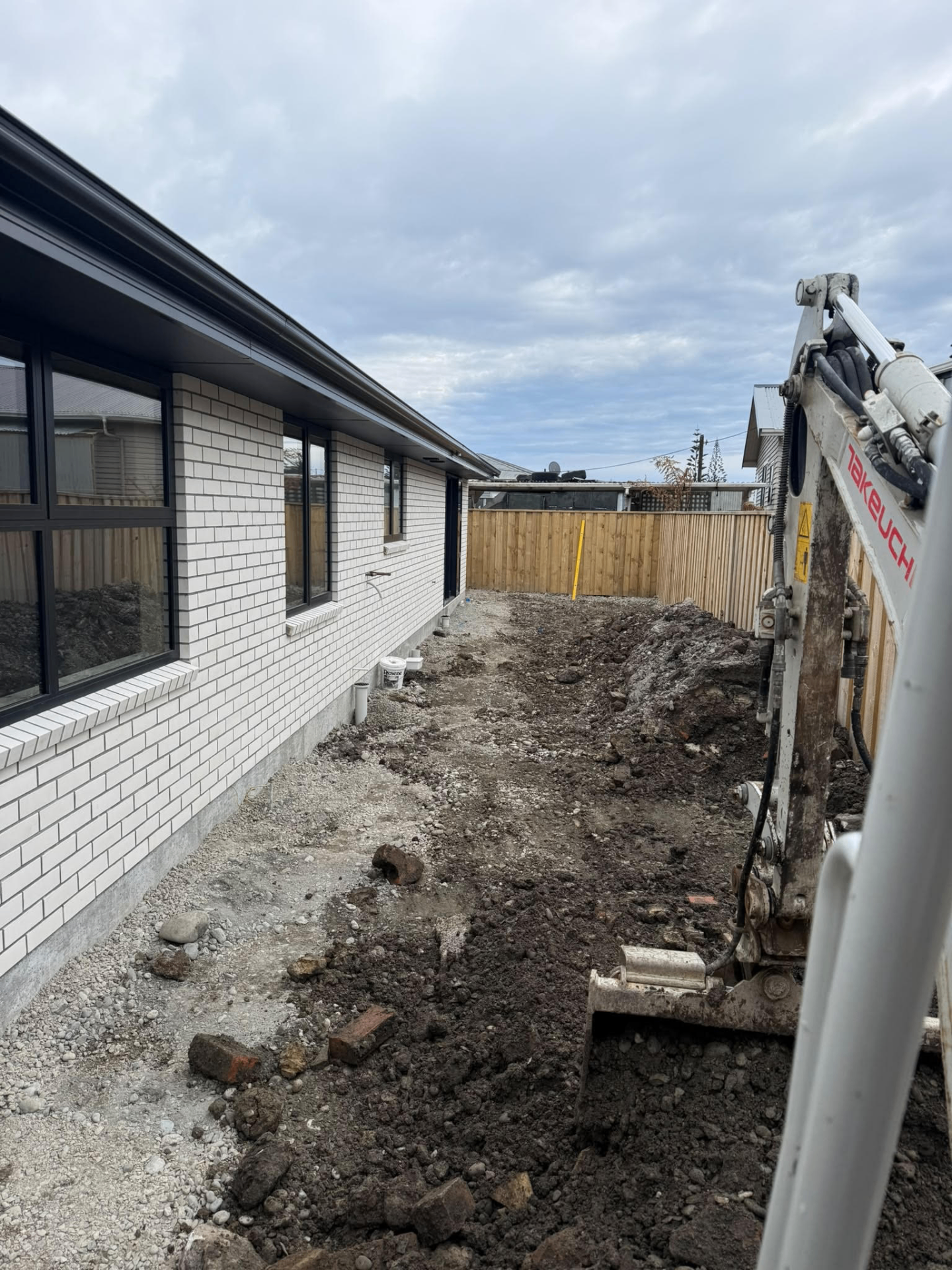 Side Yard Excavation
